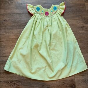 Smocked toddler dress by Rock N’ Smockem
